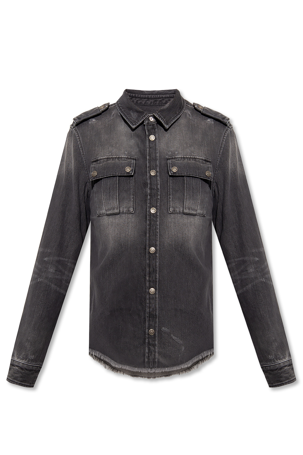 Grey Denim shirt Balmain - Vitkac Italy